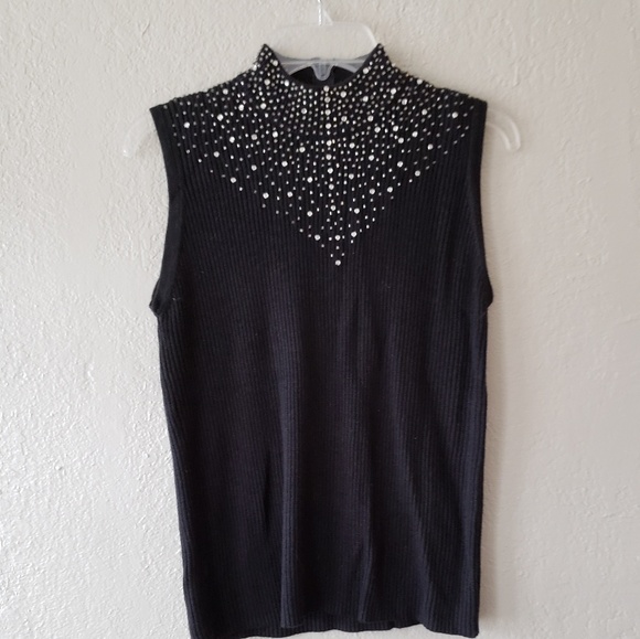 JOYCE BLACK TURTLE NECK SWEATER ...SIZE S - Picture 2 of 6